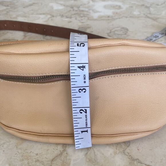 Vintage Lutz Sport Switzerland Leather & Coated Canvas Belt Bag Fanny Pack - Picture 9 of 9